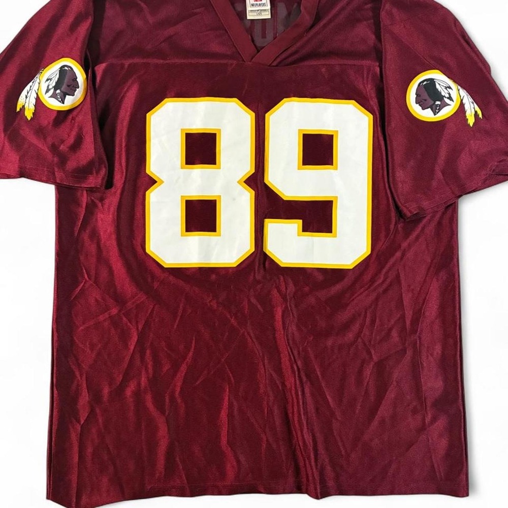 Y2K Reebok NFL Washington Redskins Santana Moss burgundy jersey. Men's Size L